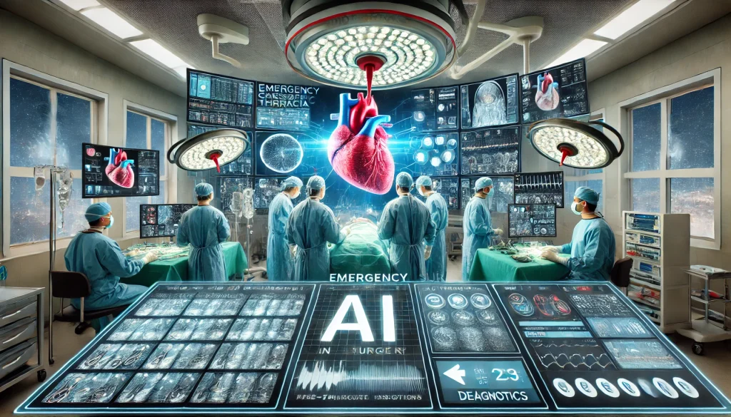 AI-Assisted Robotic Surgery in Cardiothoracic Care