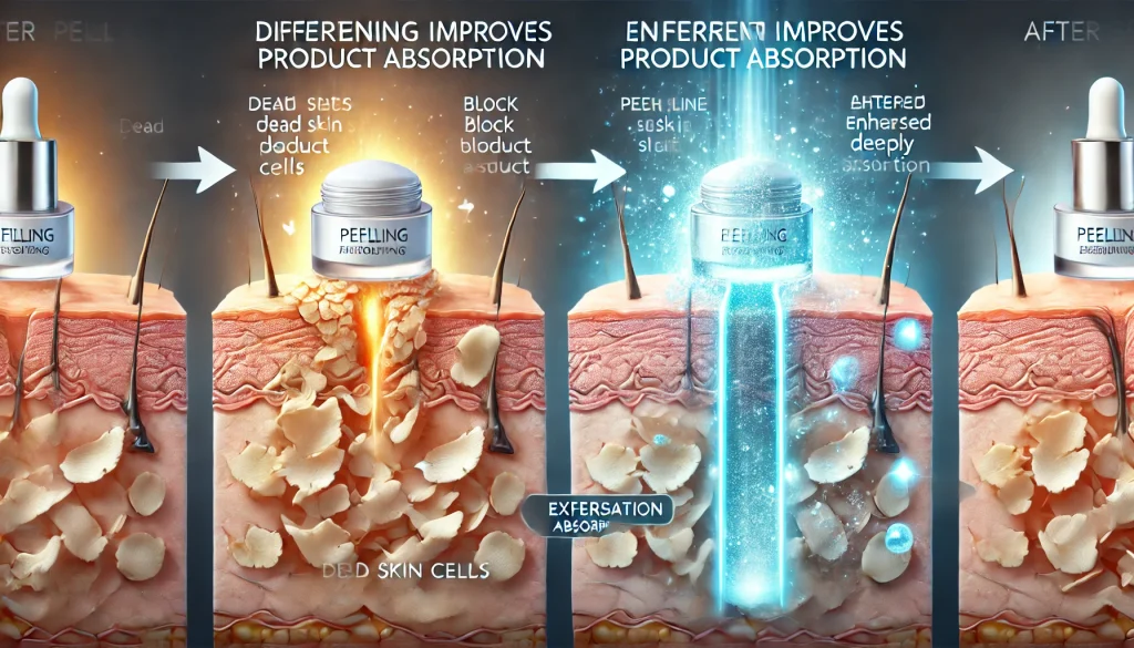 How Peeling Improves Product Absorption